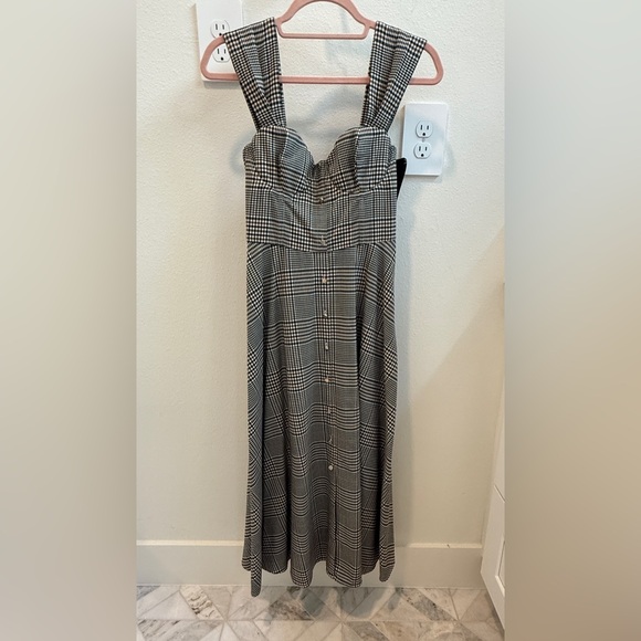 Staud Plaid Dress SZ 2! - Picture 1 of 5